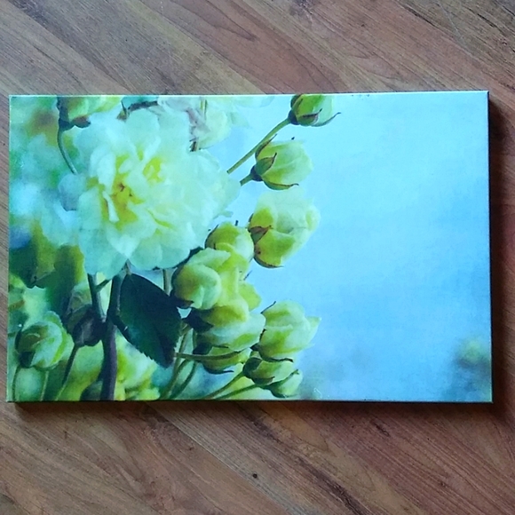 Floral print canvas - Picture 1 of 4
